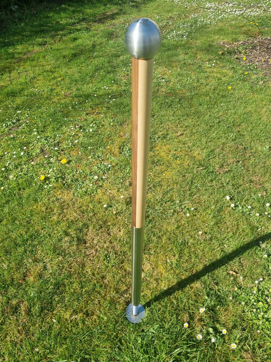 SPECIAL EDITION: Good Vs Evil - Light vs Dark - 100cm wooden handled adjustable mace for 1in/25mm/28mm/30mm weight plates