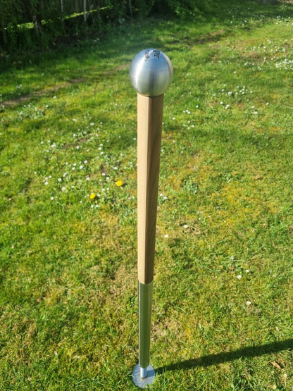 SPECIAL EDITION: Good Vs Evil - Light vs Dark - 100cm wooden handled adjustable mace for 1in/25mm/28mm/30mm weight plates