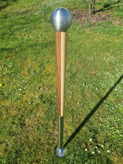 SPECIAL EDITION: Good Vs Evil - Light vs Dark - 100cm wooden handled adjustable mace for 1in/25mm/28mm/30mm weight plates