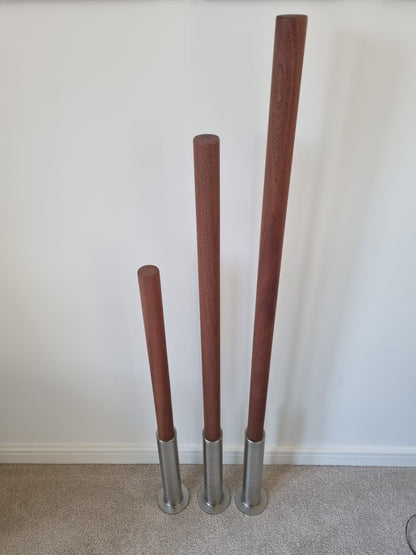 Magic Macebells - Wooden Handled Maces for 2inch/50mm Olympic weight plates