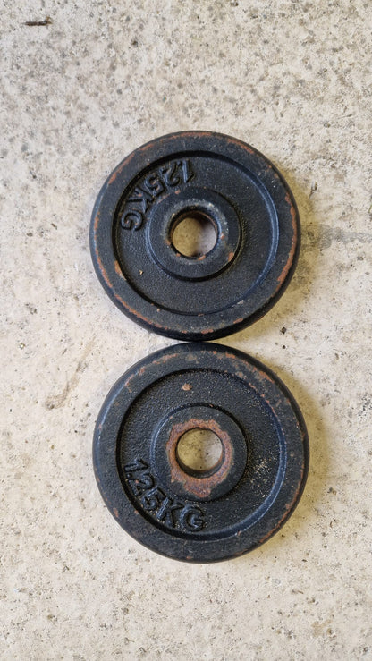 Second hand 1inch weight plates