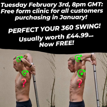 360 Swing Form Clinic - Perfect your 360 swing! NEXT CLINIC: TUESDAY 5TH OF MAY