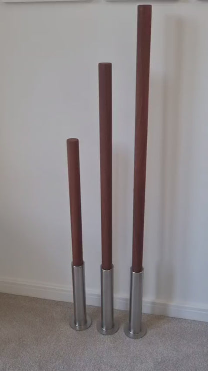 Magic Macebells - Wooden Handled Maces for 2inch/50mm Olympic weight plates